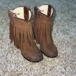 Toddler Fringe Boots